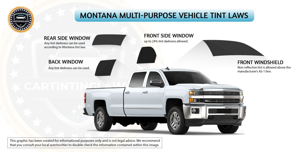 Montana Multipurpose vehicle tint laws