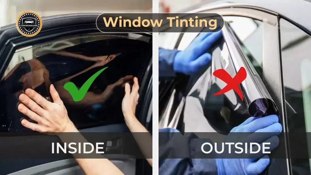 Does Window Tint Go on the Inside or Outside